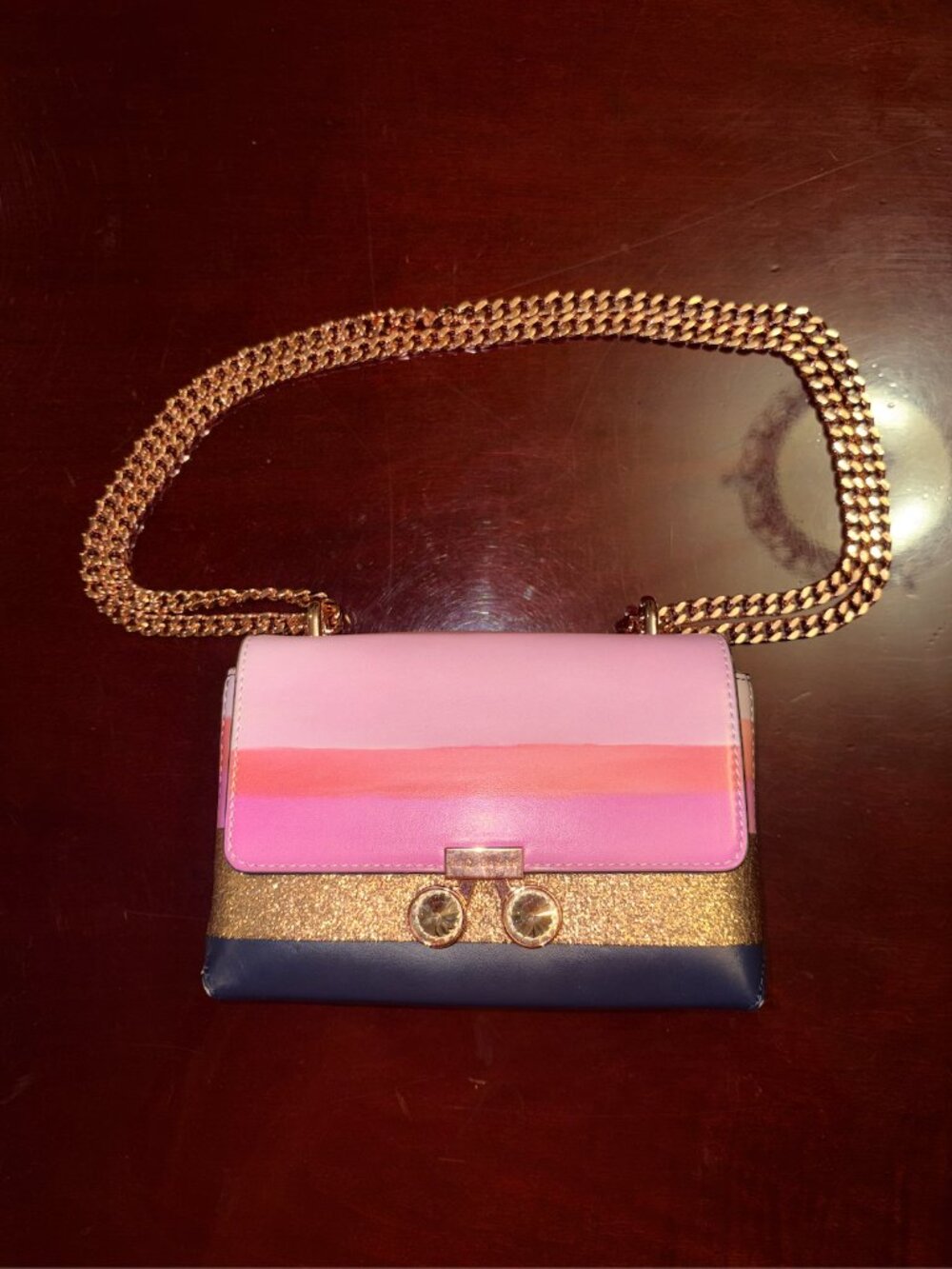 Ted Baker Marina Mosaic Stripe Mini Crossbody - Picture 2 of 3